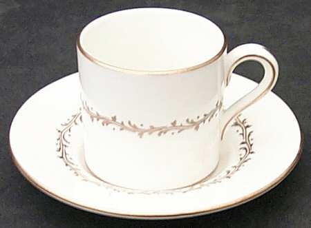 Coronet Flat Demitasse Cup & Saucer Set