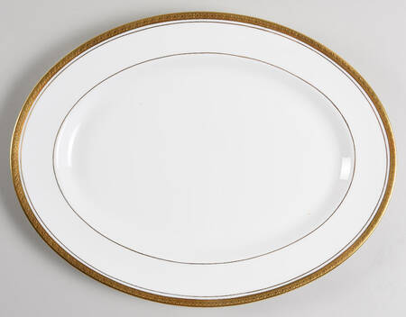 Elite Gold 15" Oval Serving Platter