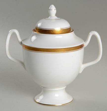 Elite Gold Sugar Bowl & Lid