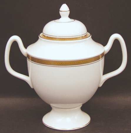 Elite Gold Sugar Bowl & Lid