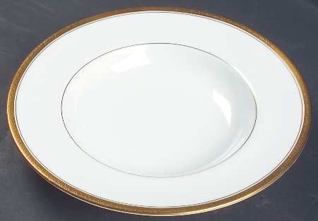 Elite Gold Large Rim Soup Bowl