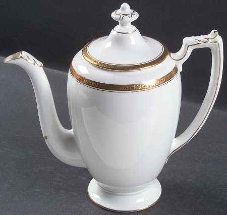 Elite Gold Small Coffee Pot & Lid