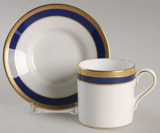 Elite Royale Flat Demitasse Cup & Saucer Set