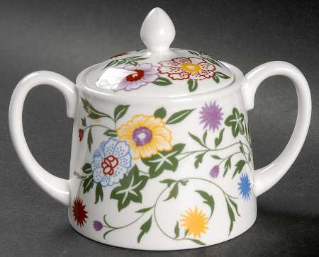 Flourish Sugar Bowl & Lid