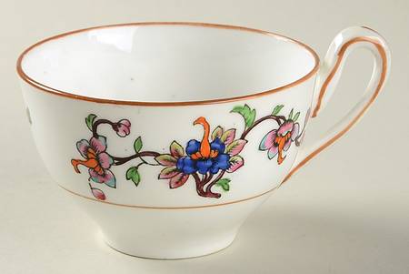 Flower Pot (Brown Trim, Smooth) Footed Cup