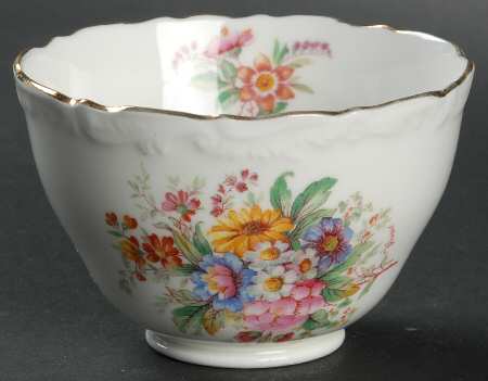 Fragrance (9504, Raised Edge) Open Sugar Bowl