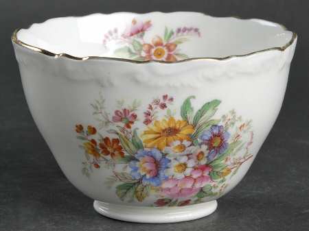 Fragrance (9504, Raised Edge) Mini Open Sugar Bowl