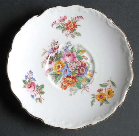 Fragrance (9504, Raised Edge) Saucer for Cream Soup Bowl