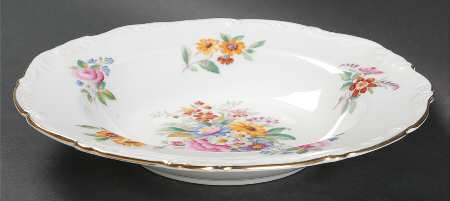 Fragrance (9504, Raised Edge) Large Rim Soup Bowl