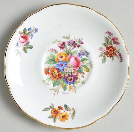 Fragrance (9054, Not Raised, Scalloped) Saucer for Cream Soup Bowl
