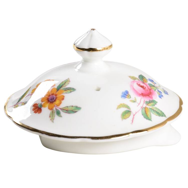 Fragrance (9054, Not Raised, Scalloped) Lid for Teapot