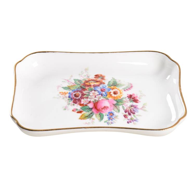 Fragrance (9054, Not Raised, Scalloped) 4" Ashtray