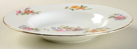 Fragrance (9054, Not Raised, Scalloped) Large Rim Soup Bowl