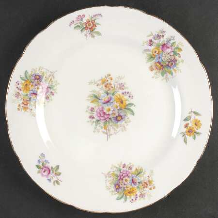 Fragrance (9054, Not Raised, Scalloped) 12" Chop Plate (Round Platter)