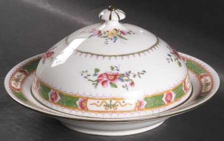 French Noble Round Covered Butter