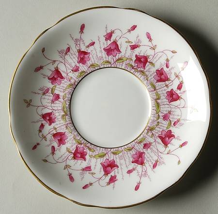 Harebell Pink Saucer for Cream Soup Bowl