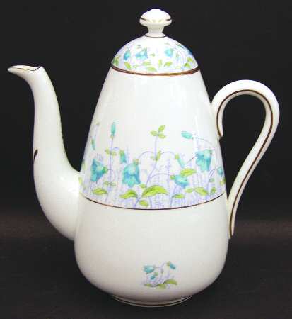 Harebell Turquoise Mini Coffee Pot & Lid