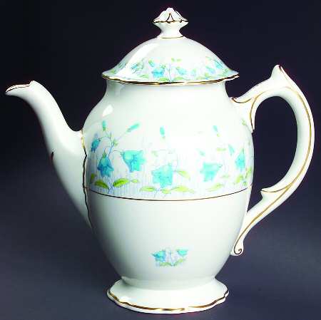 Harebell Turquoise Coffee Pot & Lid