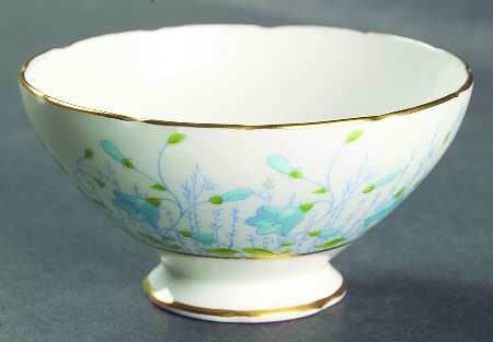 Harebell Turquoise Mini Open Sugar Bowl