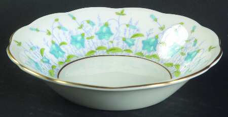 Harebell Turquoise Fruit/Dessert (Sauce) Bowl