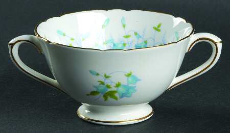 Harebell Turquoise Footed Bouillon Cup