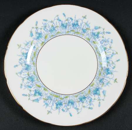 Harebell Turquoise Salad Plate