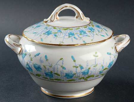 Harebell Turquoise Sauce Boat & Lid