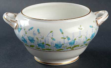 Harebell Turquoise Sauce Boat No Lid