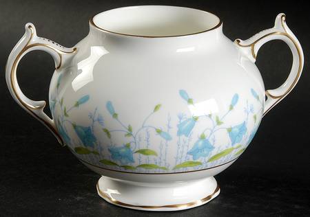 Harebell Turquoise Sugar Bowl No Lid