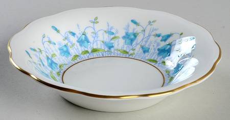 Harebell Turquoise Fruit/Dessert (Sauce) Bowl