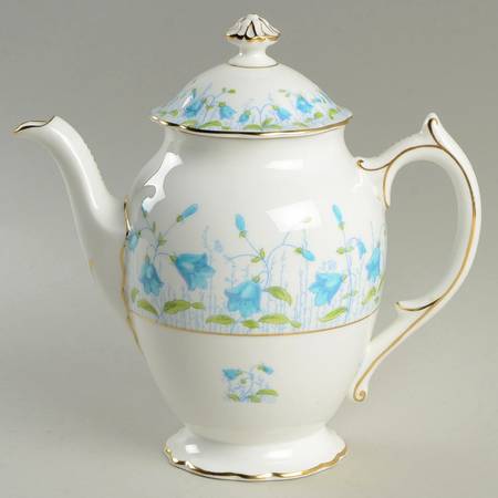 Harebell Turquoise Small Coffee Pot & Lid