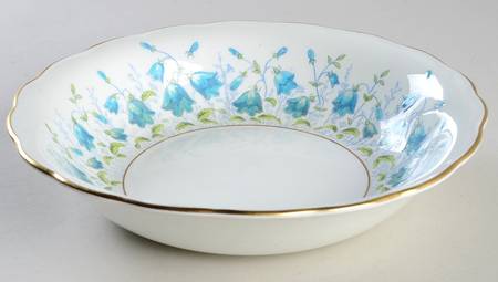 Harebell Turquoise 8" Round Vegetable Bowl