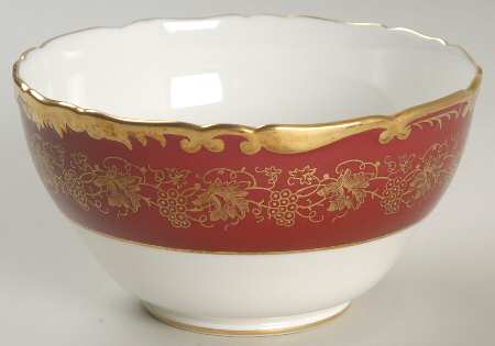 Hazelton Maroon Open Sugar Bowl