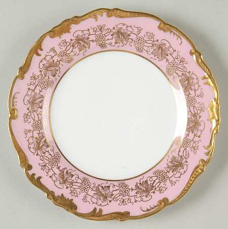 Hazelton Pink Bread & Butter Plate