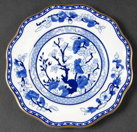 Indian Tree Blue Bread & Butter Plate