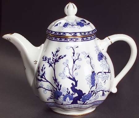 Indian Tree Blue Teapot & Lid