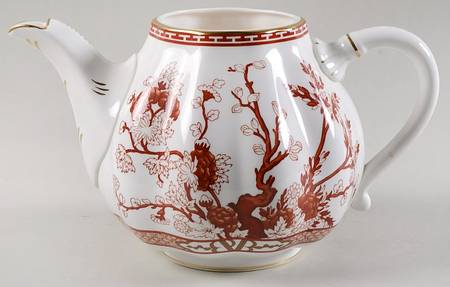 Indian Tree Coral (Scalloped) Teapot No Lid