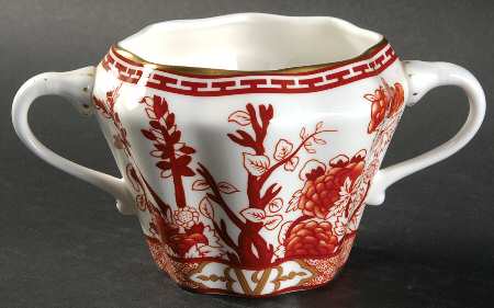 Indian Tree Coral (Scalloped) Sugar Bowl No Lid