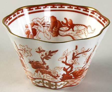 Indian Tree Coral (Scalloped) Open Sugar Bowl