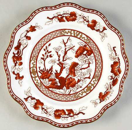 Indian Tree Coral (Scalloped) Luncheon Plate
