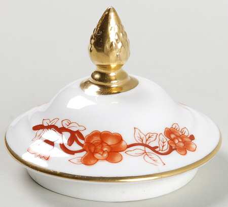 Indian Tree Coral (Scalloped) Lid for Small Covered Vase