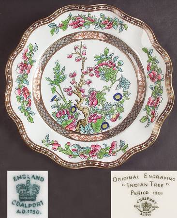 Indian Tree Multicolor (Scalloped, Older) by Coalport