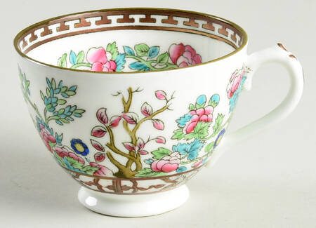 Indian Tree Multicolor (Smooth Edge) Footed Cup