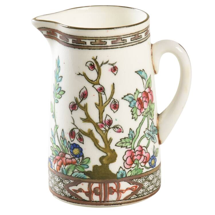Indian Tree Multicolor (Smooth Edge) 4 Oz Pitcher