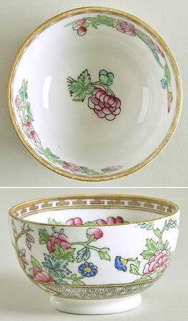 Indian Tree Multicolor (Smooth Edge) Open Sugar Bowl