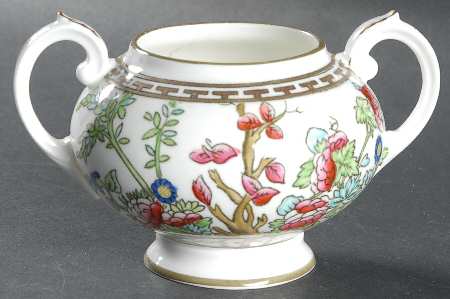 Indian Tree Multicolor (Smooth Edge) Sugar Bowl No Lid