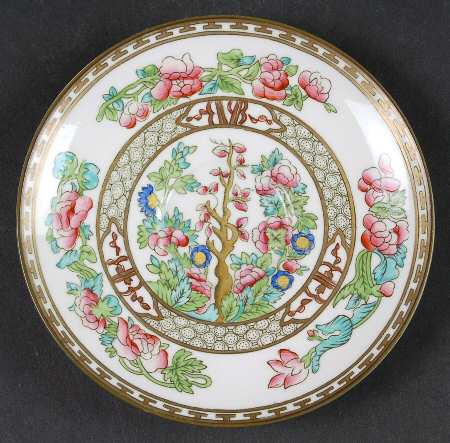 Indian Tree Multicolor (Smooth Edge) Saucer for Flat Cup