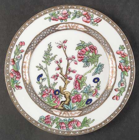 Indian Tree Multicolor (Smooth Edge) Luncheon Plate