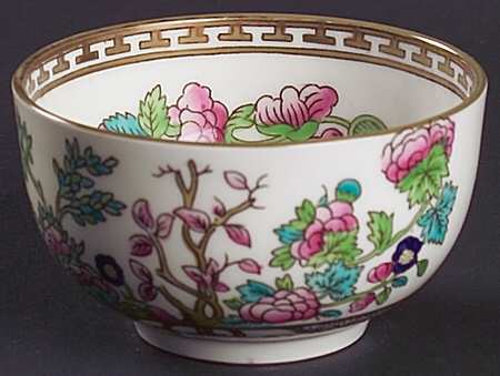 Indian Tree Multicolor (Smooth Edge) Open Sugar Bowl