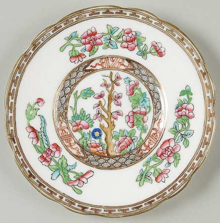 Indian Tree Multicolor (Semi Scalloped) Saucer for Ramekin